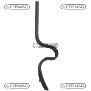 Molla per rompitraccia con vomere 32x10 mm