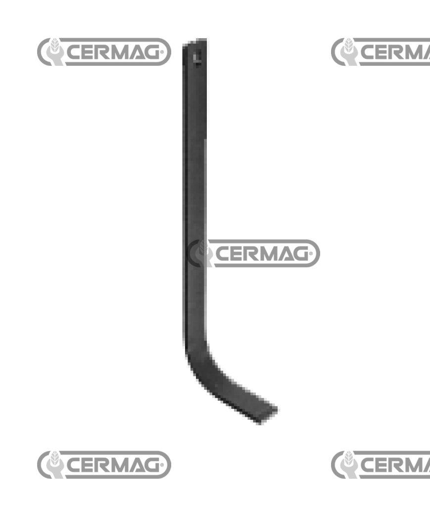 Molla per rompitraccia con vomere 40x10 mm